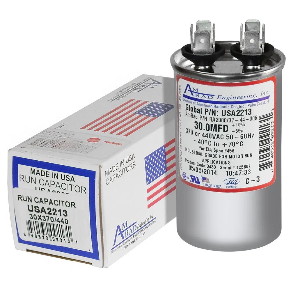 AMERICAN RADIONIC RUN CAPACITOR 30 µF USA2213