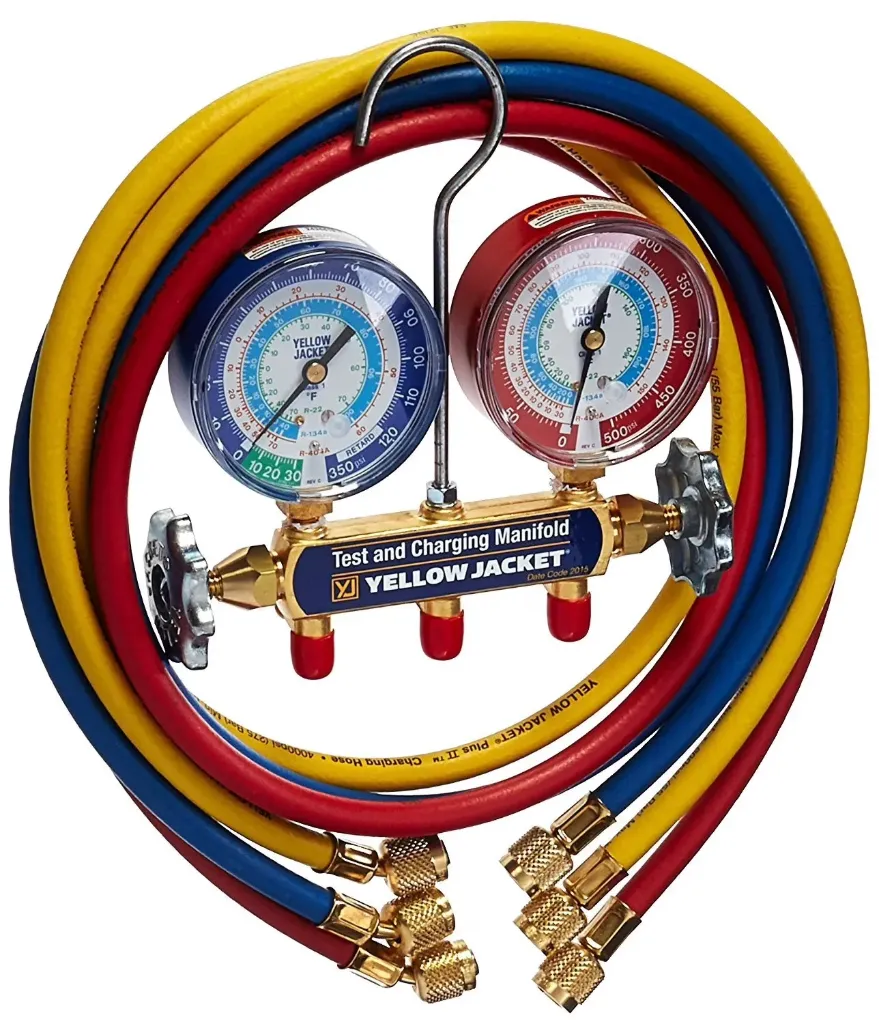YELLOW JACKET MANIFOLD WITH 3-⅛" GAUGE, PSI 42004