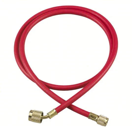 [25672] Yellow Jacket 25672 HAVBV-72 72" Red Hose with FlexFlow valve, PLUS II™ 1/4"